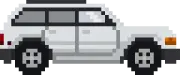 白い車のイラスト